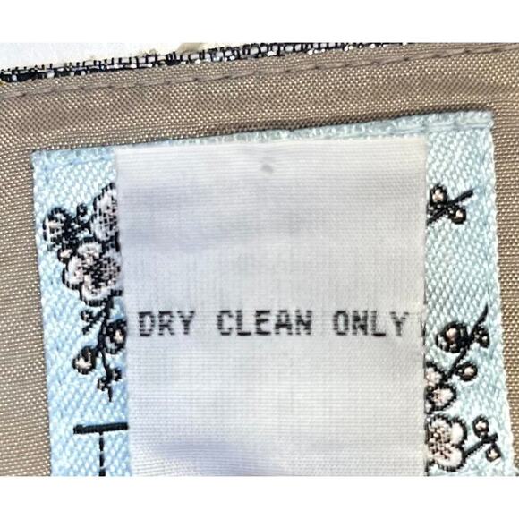 Tabitha Anthropologie Womens Avant Tweed Metallic Pleated Skirt Lined Gray 6 - Picture 10 of 10